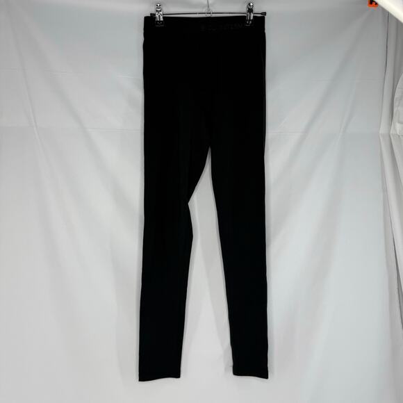 Climate Smart Base Layer Bottoms Mens Small Black Thermal Activewear Leggings - Picture 1 of 3